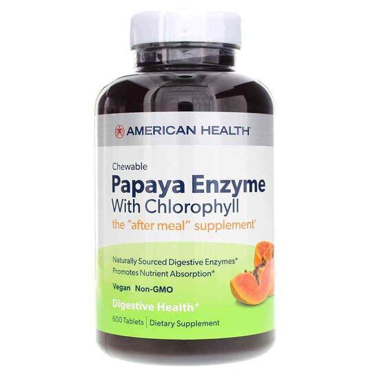 Chewable Papaya Enzyme with Chlorophyll, AH